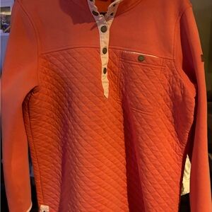 L.L. Bean Women’s Quilted Sweatshirt Mockneck Tunic.